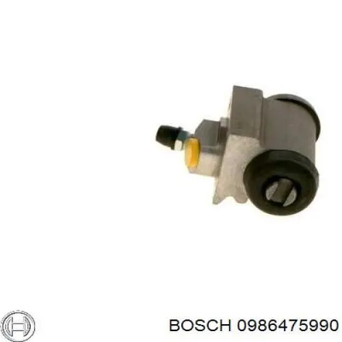0 986 475 990 Bosch cilindro de freno de rueda trasero