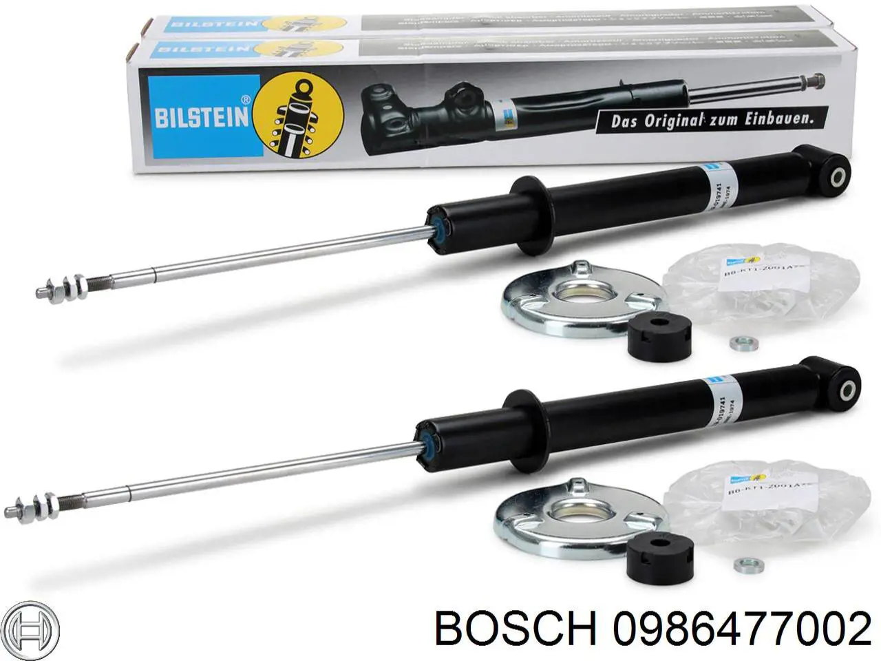 Tambor de freno trasero 0986477002 Bosch