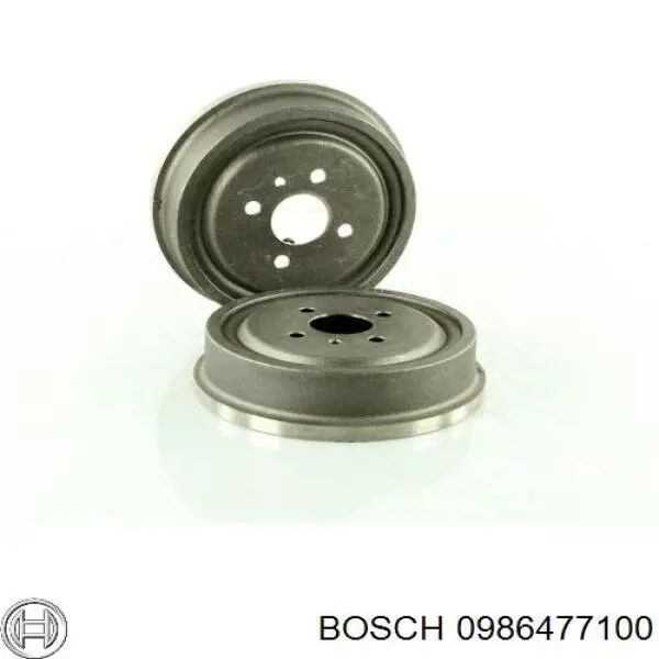 0986477100 Bosch freno de tambor trasero