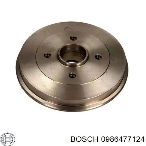 Tambor de freno trasero Bosch 0986477124 precio, desde 65,02 EUR