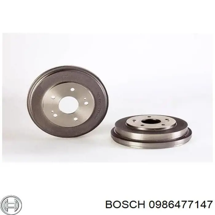 0 986 477 147 Bosch freno de tambor trasero