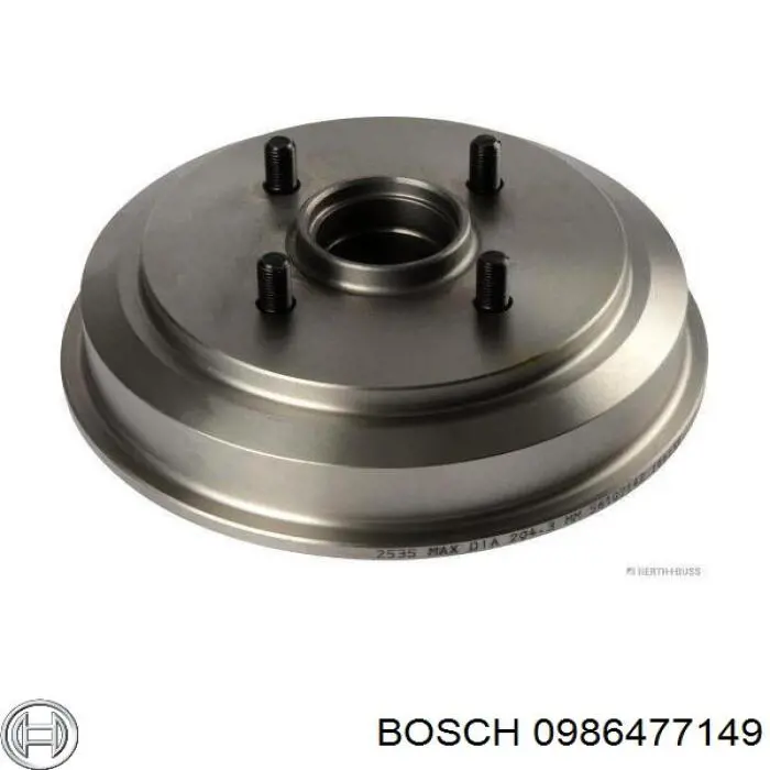 0 986 477 149 Bosch freno de tambor trasero