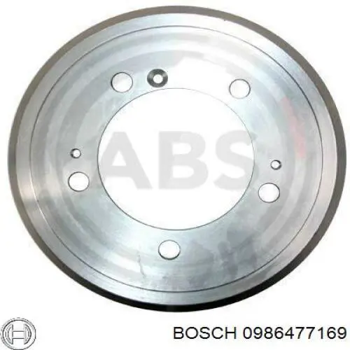 0 986 477 169 Bosch freno de tambor trasero