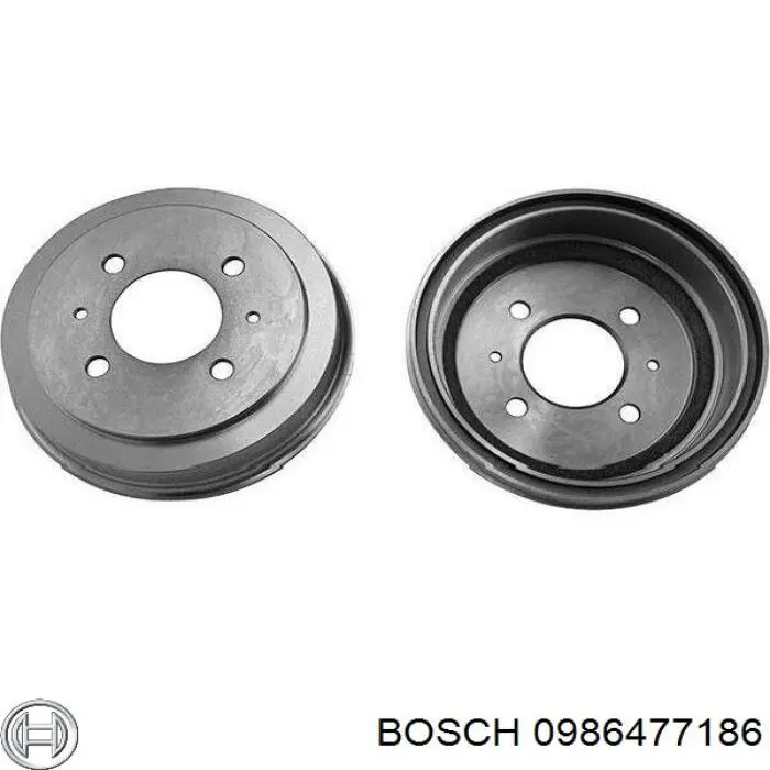 0986477186 Bosch freno de tambor trasero