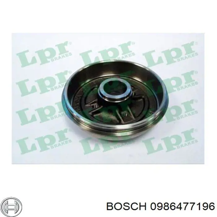 Comprar 0986477196 Bosch Tambor de freno trasero
