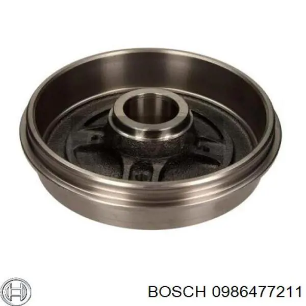 Tambor de freno trasero Bosch 0986477211 precio, desde 54,75 EUR