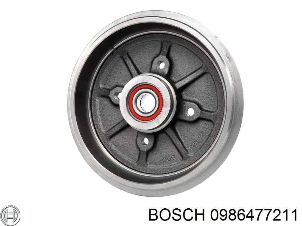Comprar 0986477211 Bosch Tambor de freno trasero