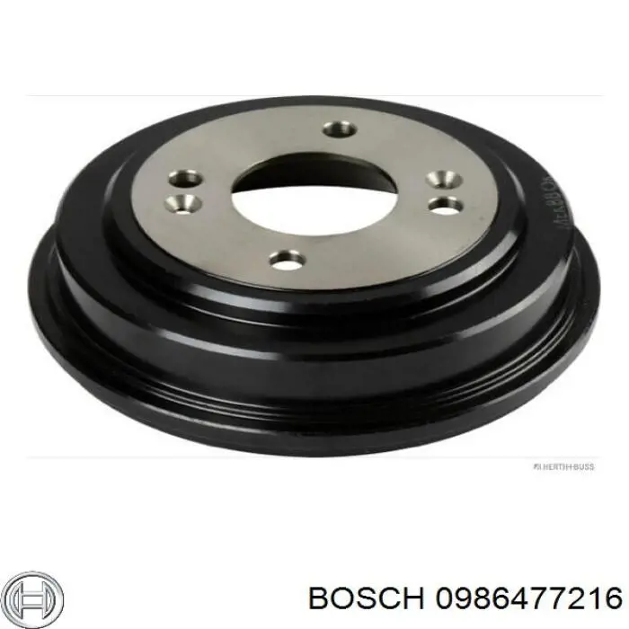 0986477216 Bosch freno de tambor trasero