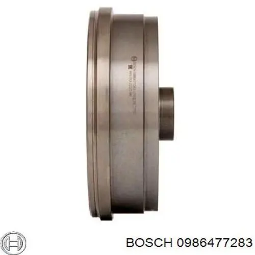 0986477283 Bosch freno de tambor trasero