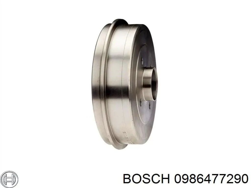 Tambor de freno trasero 0986477290 Bosch