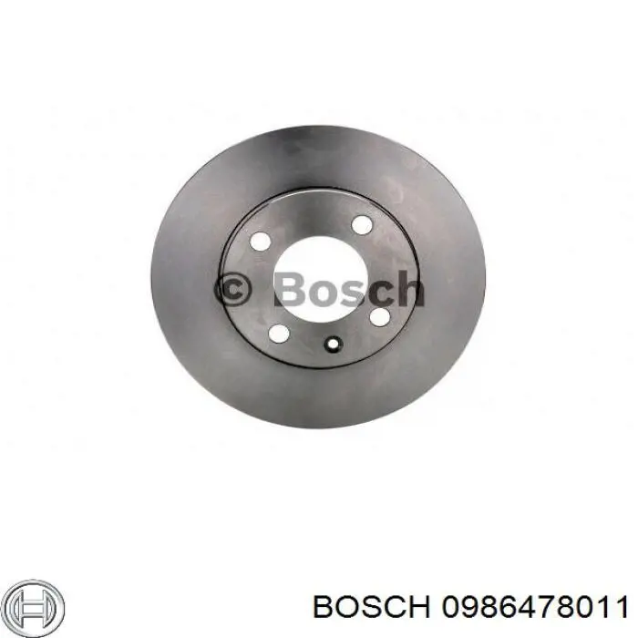0986478011 Bosch disco de freno delantero