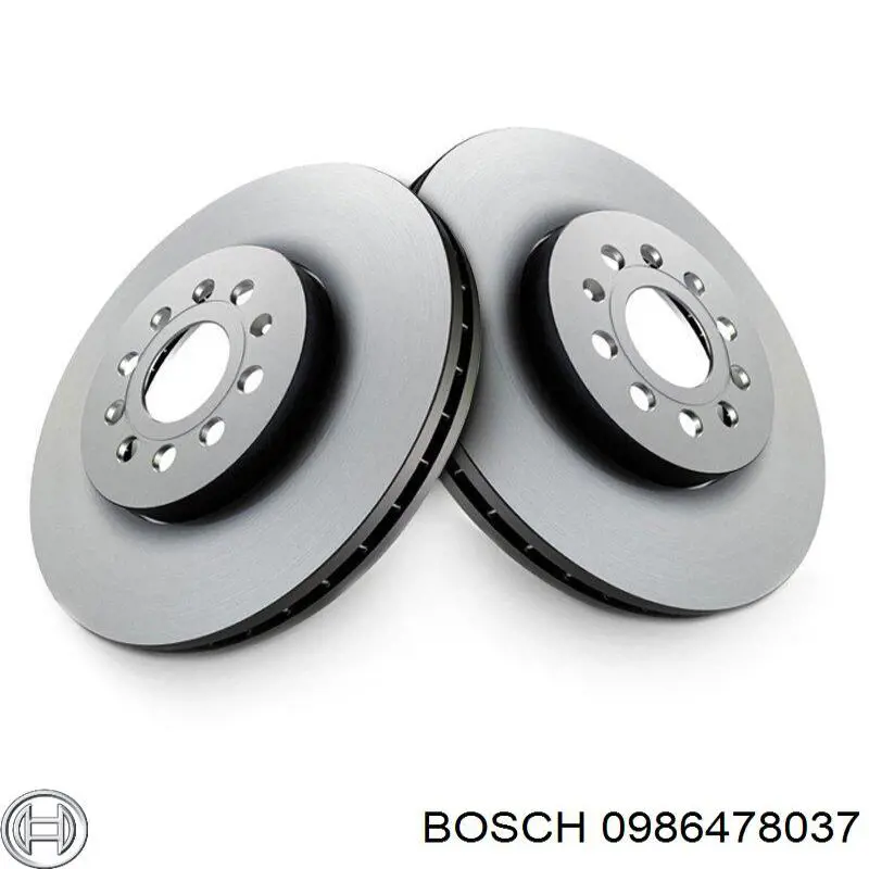 0986478037 Bosch freno de disco delantero