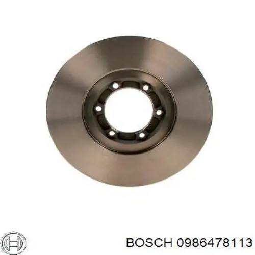 0 986 478 113 Bosch disco de freno delantero