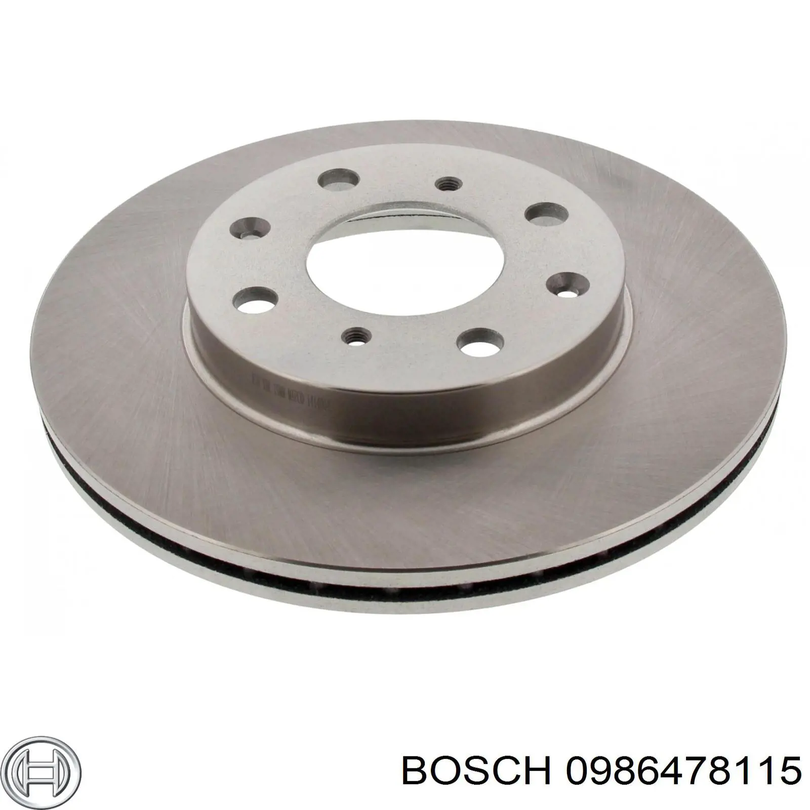 0986478115 Bosch disco de freno delantero