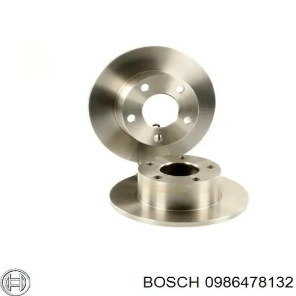 0986478132 Bosch disco de freno trasero