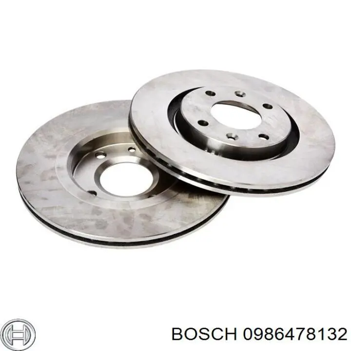 Disco de freno trasero 0986478132 Bosch