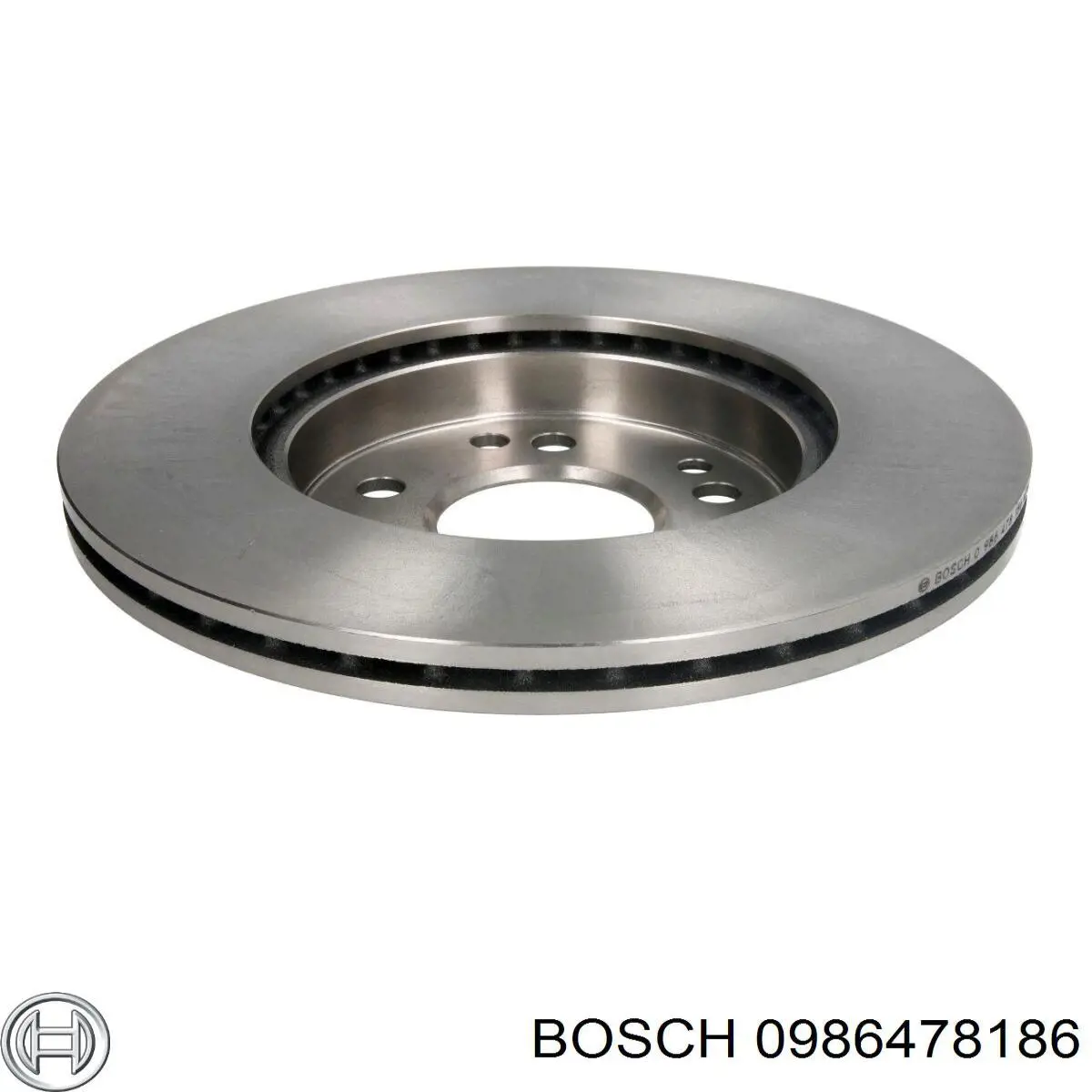 0 986 478 186 Bosch disco de freno delantero