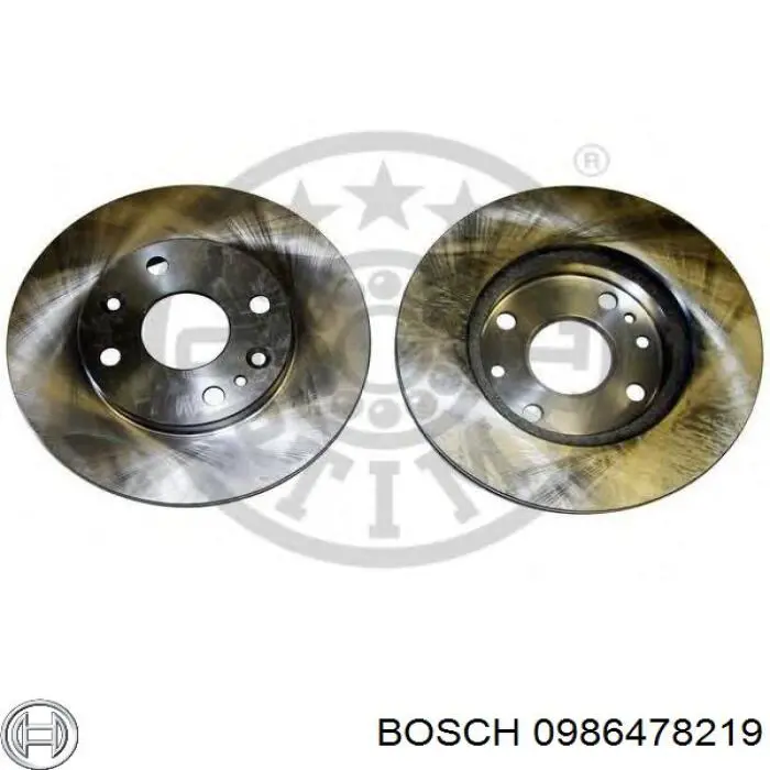 Freno de disco delantero Mazda 323 BG