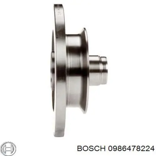 Disco de freno 0986478224 Bosch