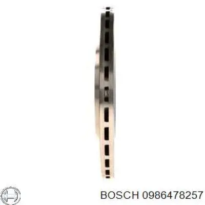 0 986 478 257 Bosch freno de disco delantero