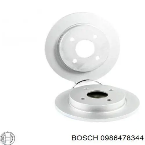 Disco de freno trasero Ford Sierra 1 GBC