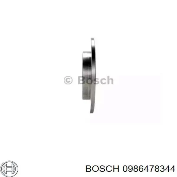 Disco de freno trasero Ford Sierra 1 GBC