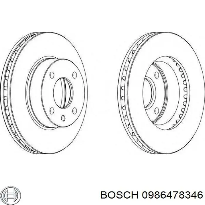 Frenos delanteros Bosch 0986478346 precio, desde 39,42 EUR