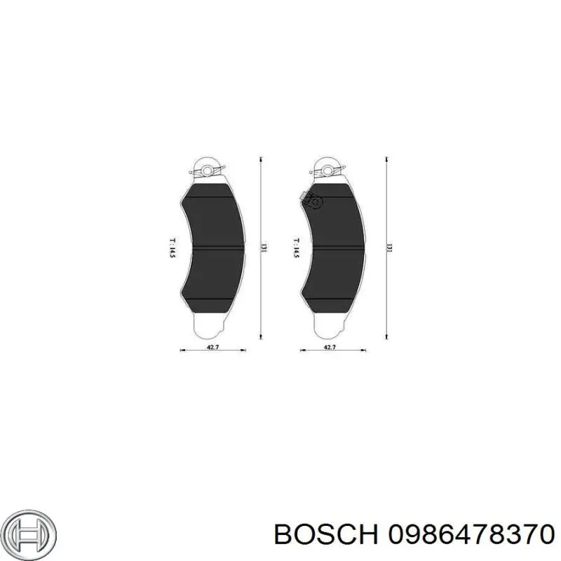 Freno de disco delantero Peugeot 205 1 741A, C