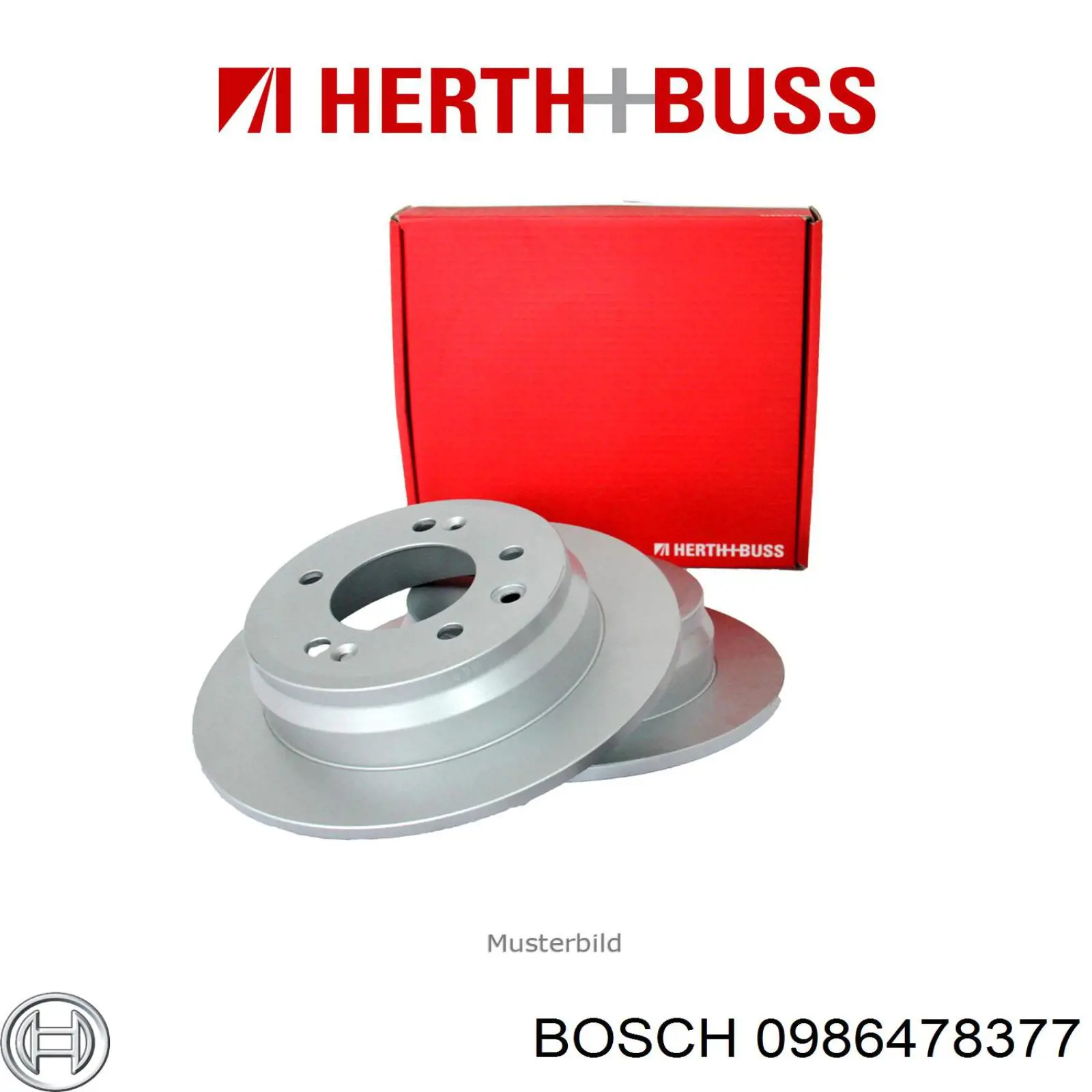 Comprar 0986478377 Bosch Freno de disco delantero
