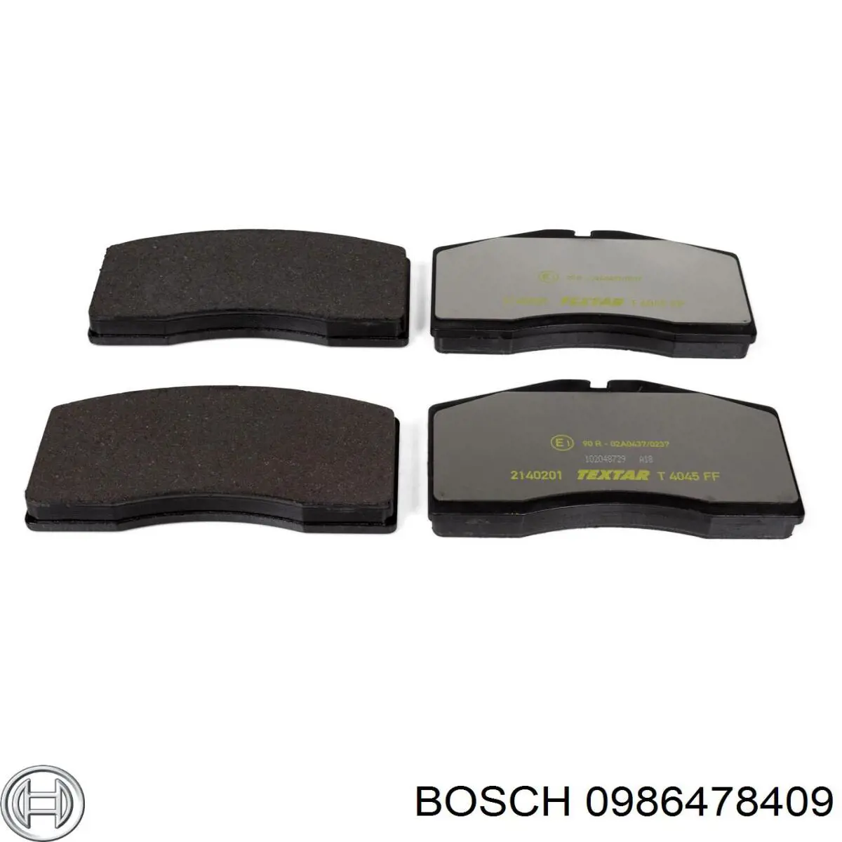 0986478409 Bosch disco de freno delantero