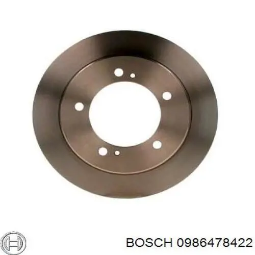 0986478422 Bosch disco de freno delantero