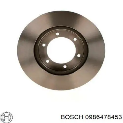 0 986 478 453 Bosch disco de freno delantero