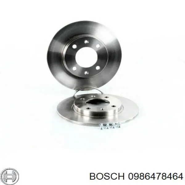 Disco de freno trasero Peugeot 206 2A/C