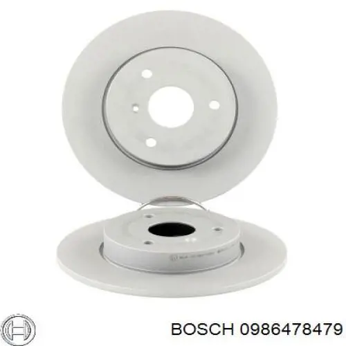 0986478479 Bosch disco de freno delantero