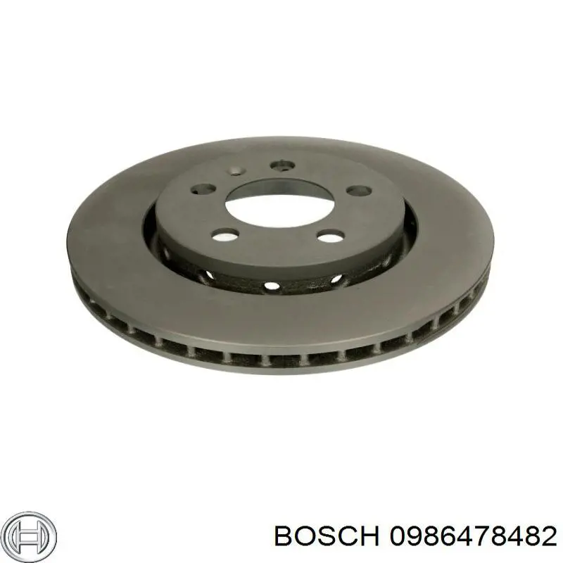 0986478482 Bosch disco de freno trasero