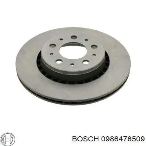 0986478509 Bosch disco de freno delantero