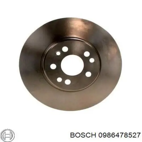 0 986 478 527 Bosch freno de disco delantero