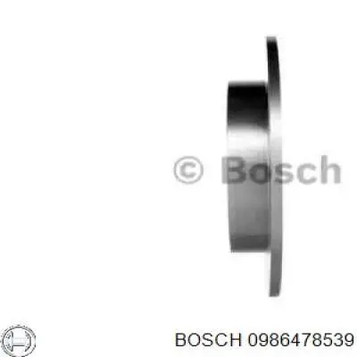 0986478539 Bosch disco de freno delantero