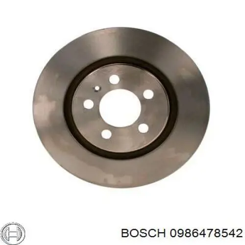 0 986 478 542 Bosch freno de disco delantero