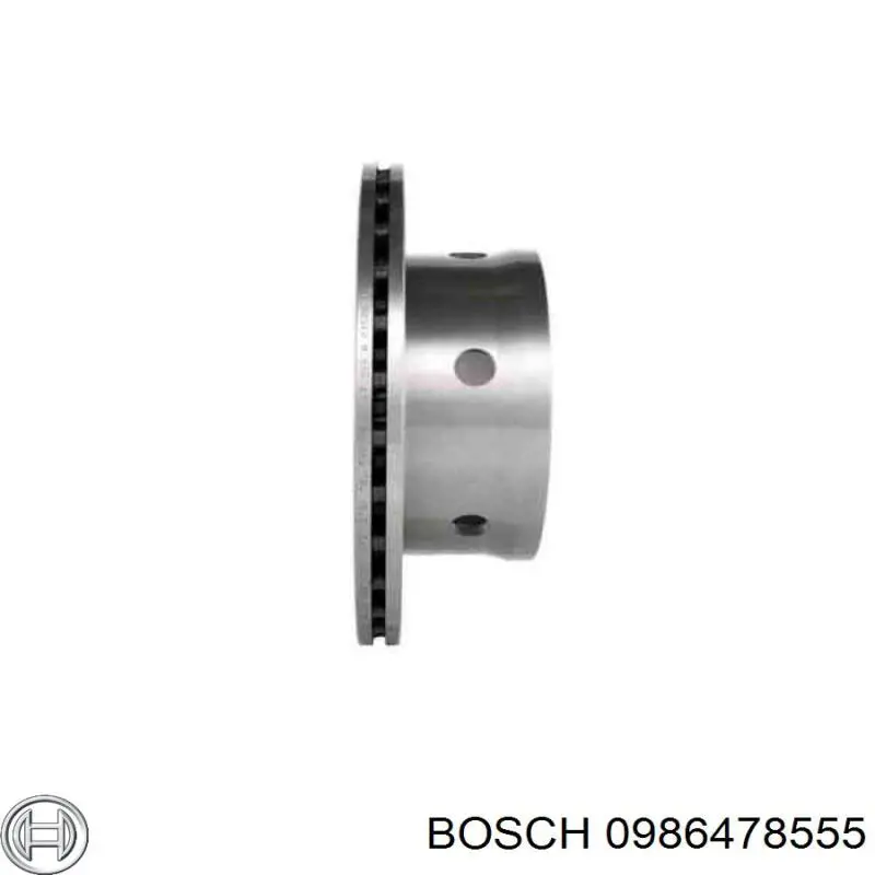 0986478555 Bosch disco de freno trasero