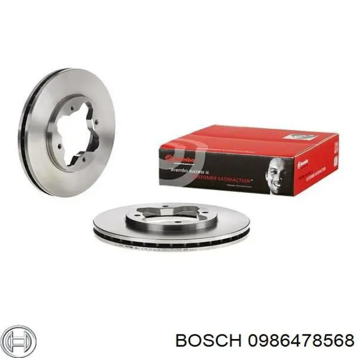Frenos delanteros Bosch 0986478568 precio, desde 40,47 EUR