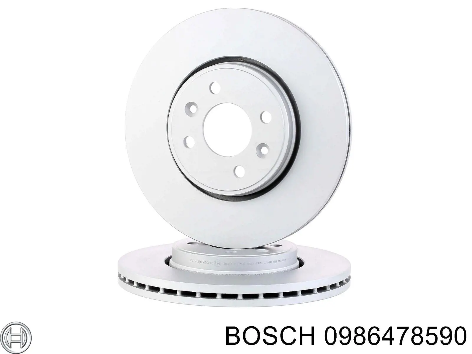0986478590 Bosch disco de freno delantero