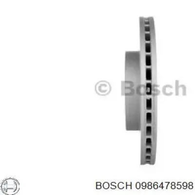 0986478598 Bosch freno de disco delantero