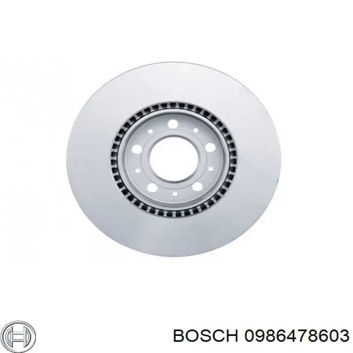 0 986 478 603 Bosch disco de freno delantero