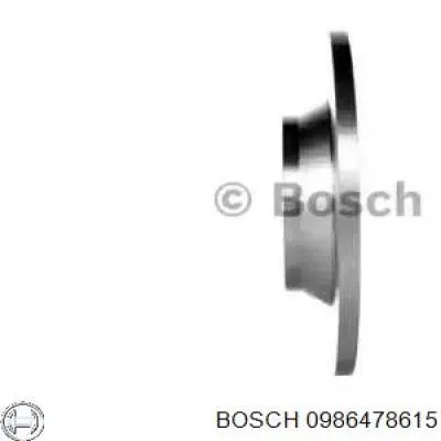 0986478615 Bosch freno de disco delantero