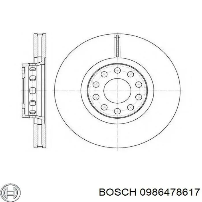 Frenos delanteros Bosch 0986478617 precio, desde 89,72 EUR