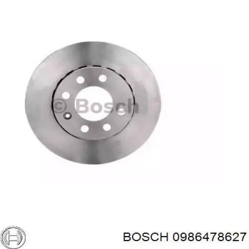 0986478627 Bosch freno de disco delantero