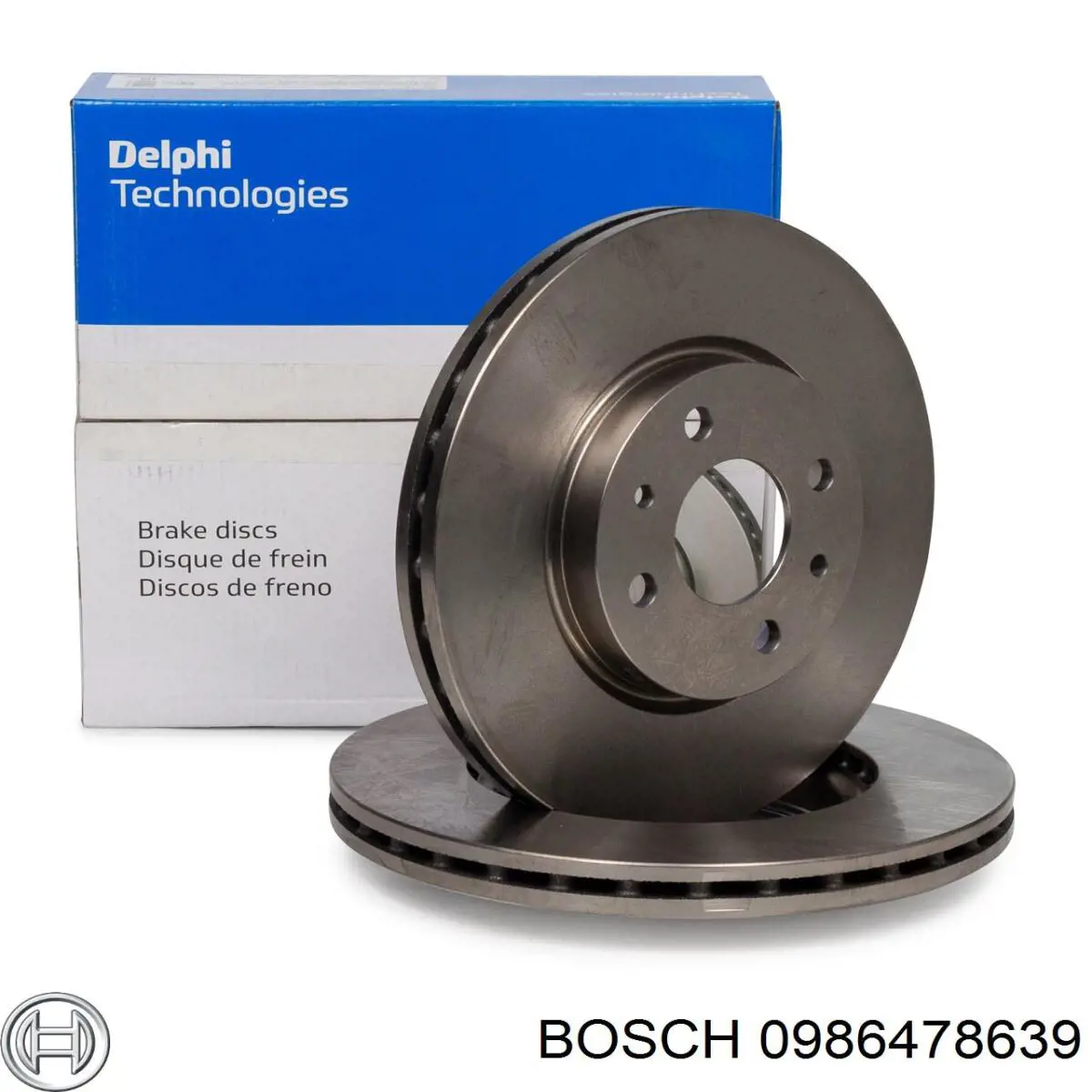Comprar 0986478639 Bosch Freno de disco delantero