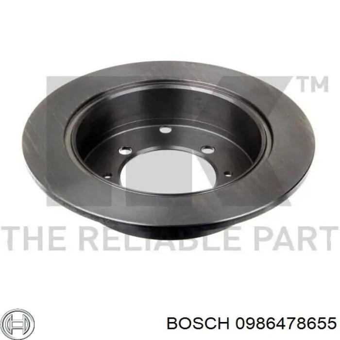 0986478655 Bosch Frenos traseros