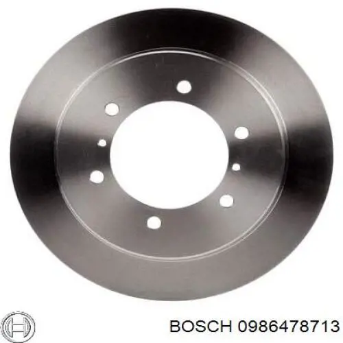 0986478713 Bosch disco de freno trasero